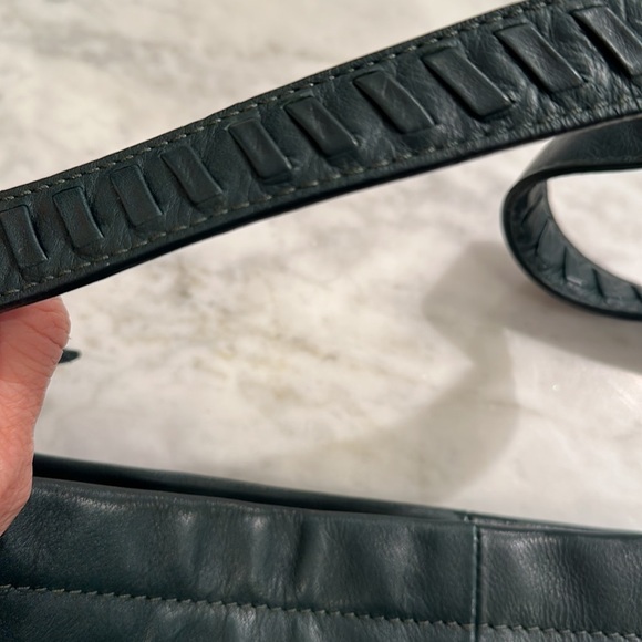 Kooba Limon Forest Green Leather Hobo Bag – Classic 2010s Fall Favorite - Picture 4 of 8